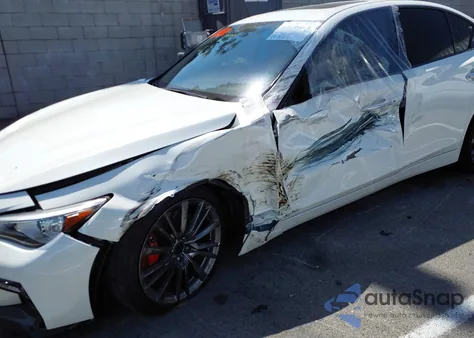 2021 Infiniti Q50 Red Sport 400 из США, поврежденный, VIN JN1FV7DP8MM850620